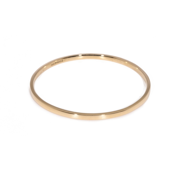 Pre Owned 9ct Gold Heavy Bangle