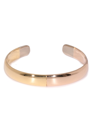 Pre Owned 18ct Three Colour Gold Bangle