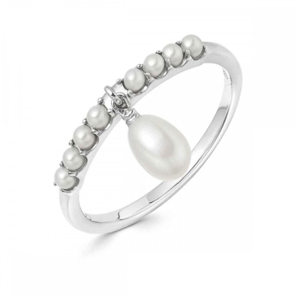 Links of London Orbs Drop Pearl Ring