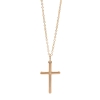 9ct Yellow Gold Plain Cross