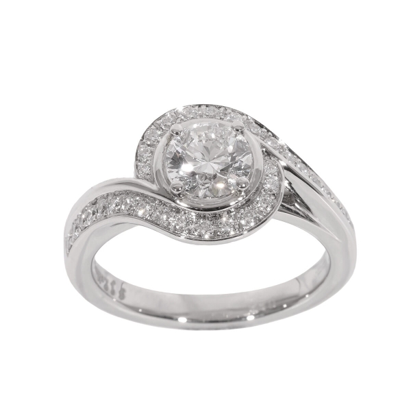 Platinum "Tiree" Diamond Cluster Ring