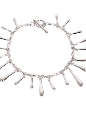 Silver Molto Multi Drops Bracelet