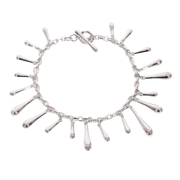 Silver Molto Multi Drops Bracelet