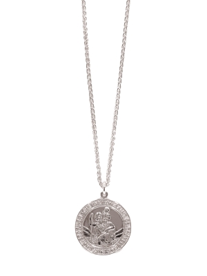 Silver St Christopher Pendant