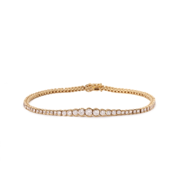 18ct Yellow Gold Graduated Bracelet