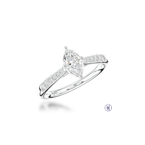 Skye Classic Marquise 0.76ct E SI1 Diamond ring