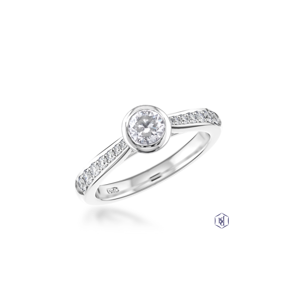 Memoire Saona 0.54ct F SI1 Diamond ring