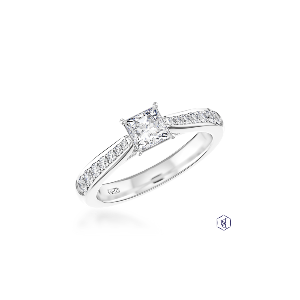 Memoire Princess 0.95ct Diamond ring