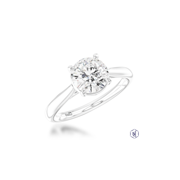 Lab Grown Classic 2.01ct E VS1 LG Diamond ring