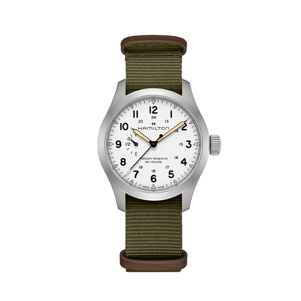 Khaki Field Mechanical Power Reserve
