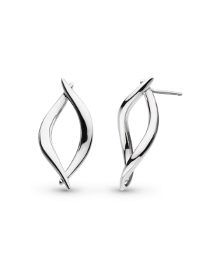 Kit Heath Entwine Twine Twist Link Stud Earrings