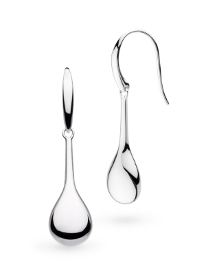 Kit Heath Coast Pebble Smooth Elegant Drop Earrings