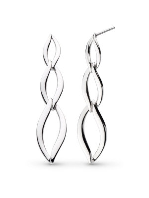 Kit Heath Entwine Twine Link Trio Drop Earrings