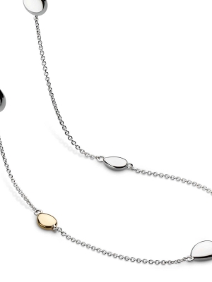 Kit Heath Coast Pebble Golden Station Necklace