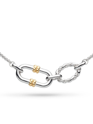 Kit Heath Marina Rope Link Duo Golden Necklace