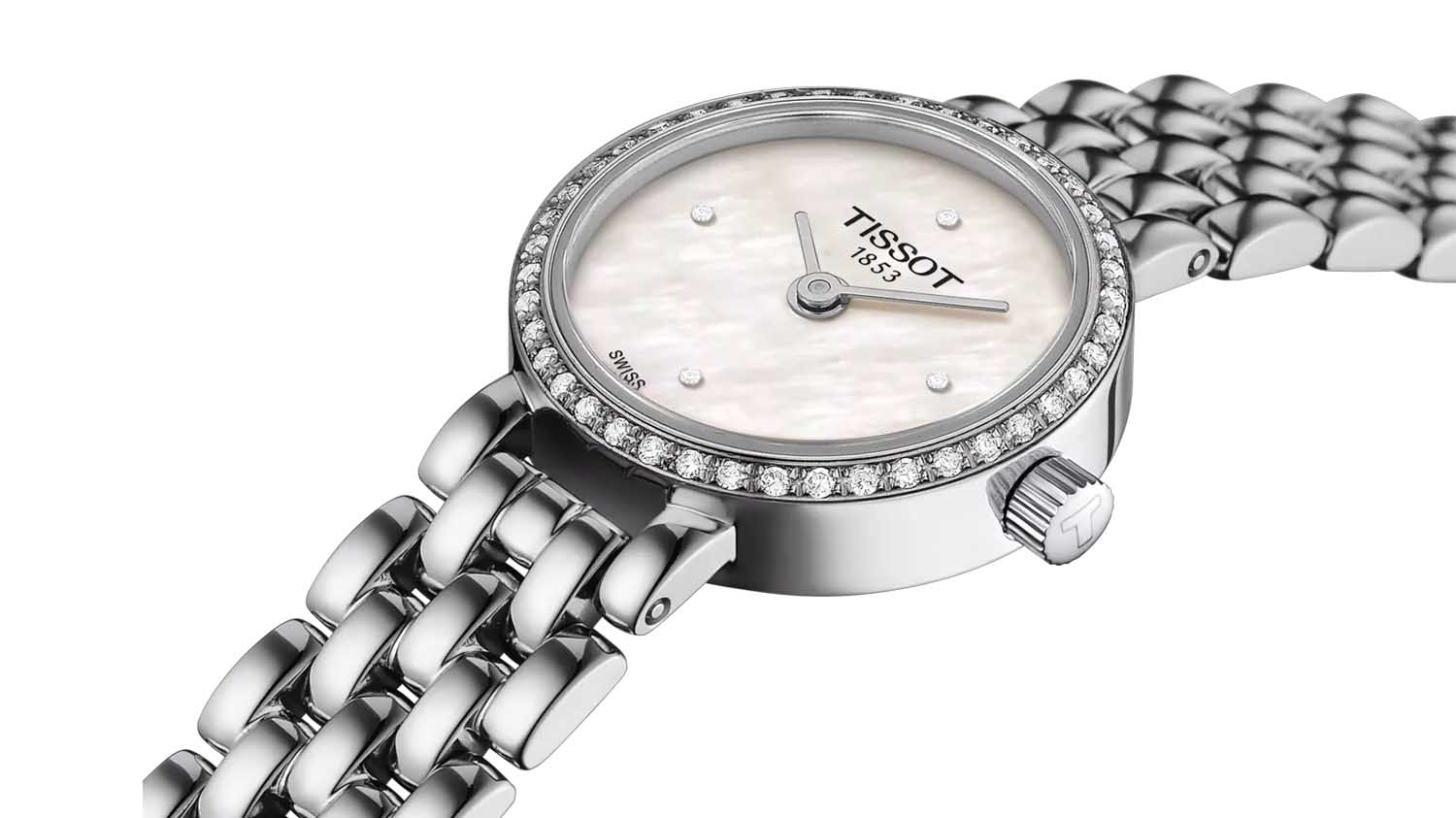 tissot lovely womens watch side view