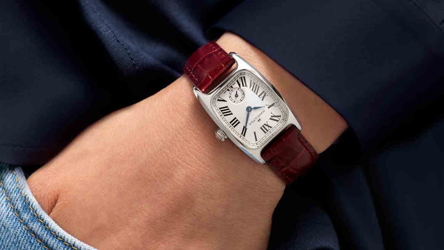 Hamilton Boutlon Quartz womens watch wrist shot