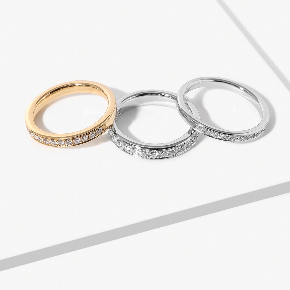 Eternity rings diamond x 3