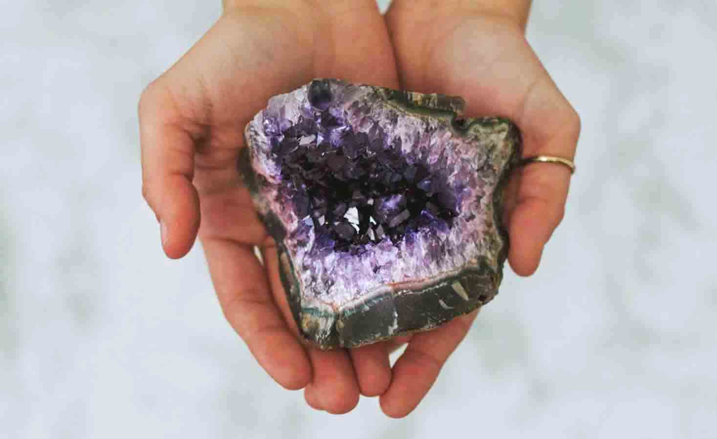 Amethyst Geode Photo by lil artsy.