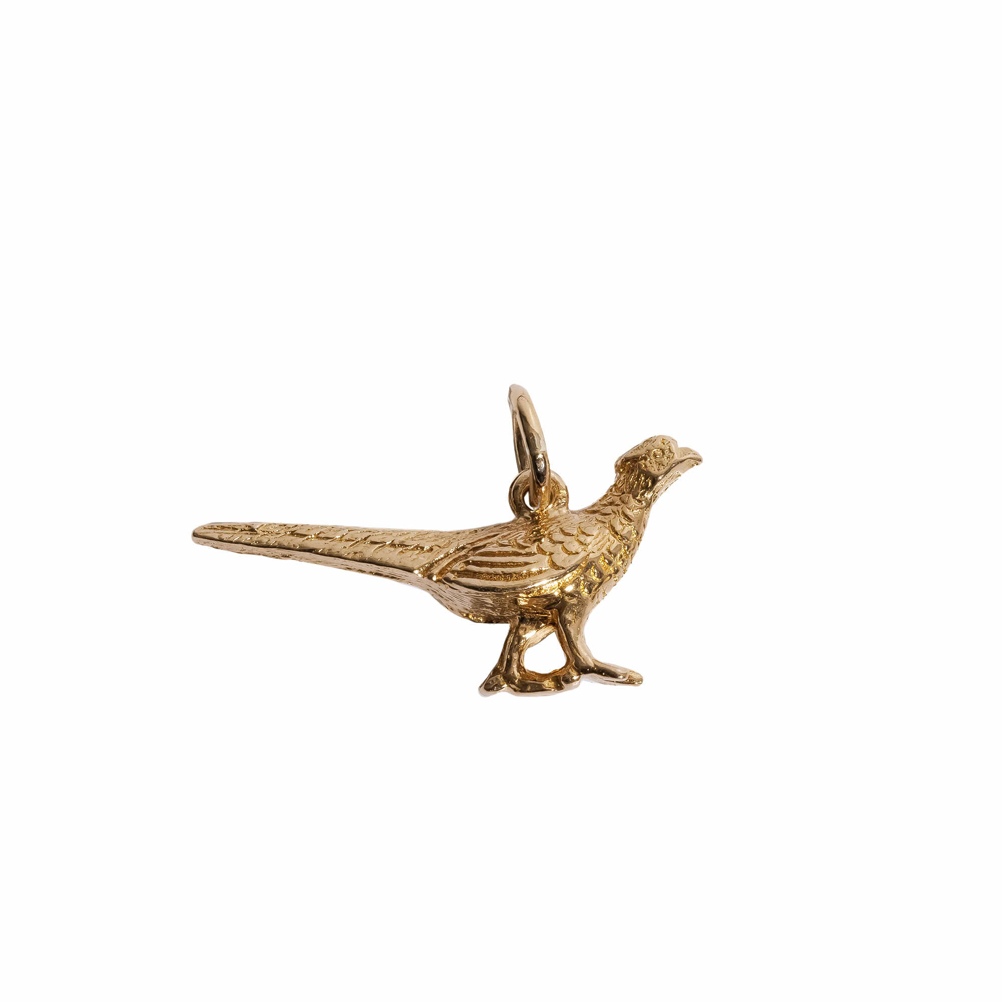 Pre Owned 9ct Pheasant Pendant / Charm