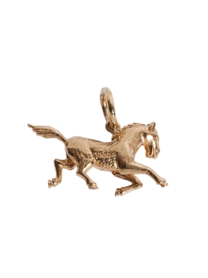 Pre Owned 9ct Horse Pendant / Charm