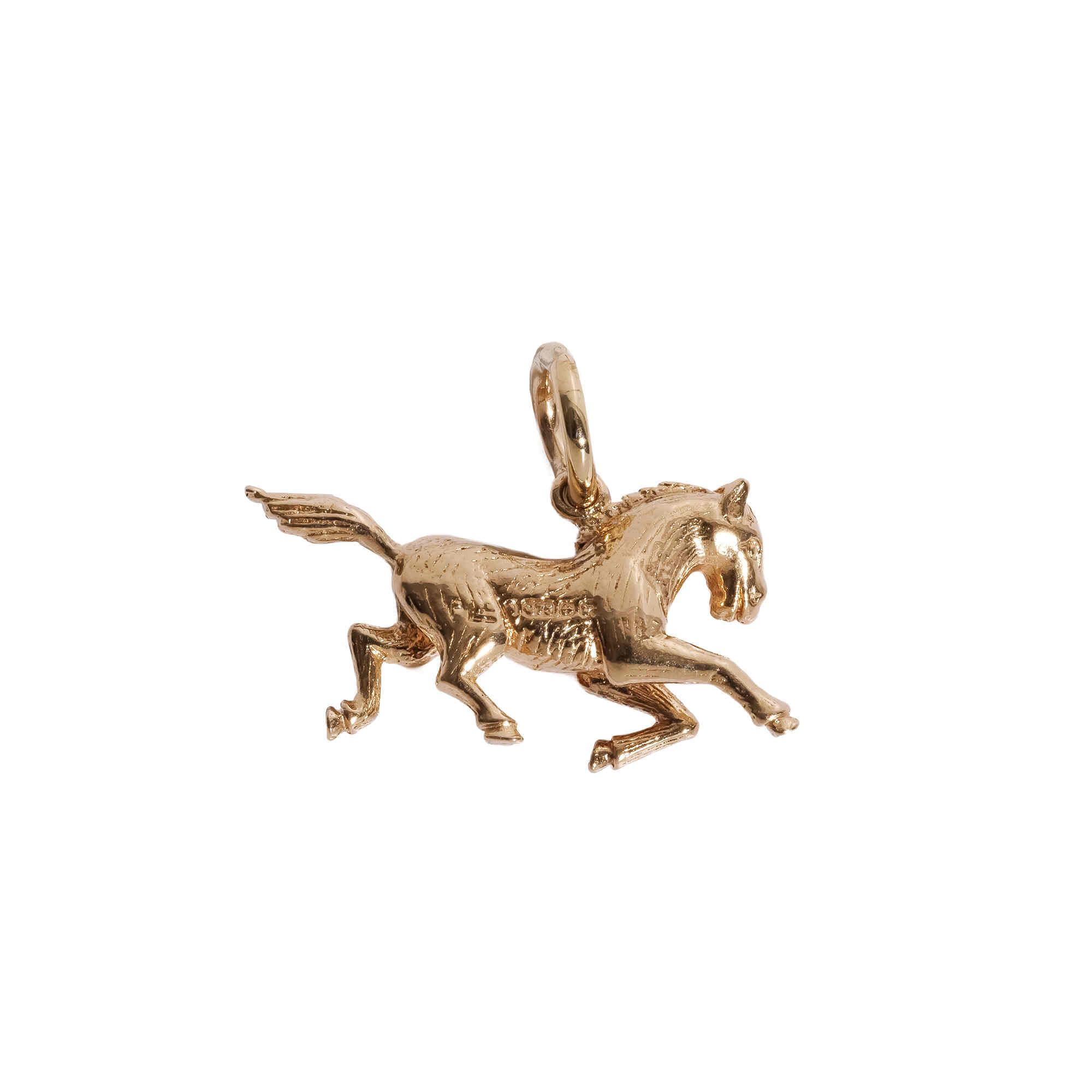 Pre Owned 9ct Horse Pendant / Charm