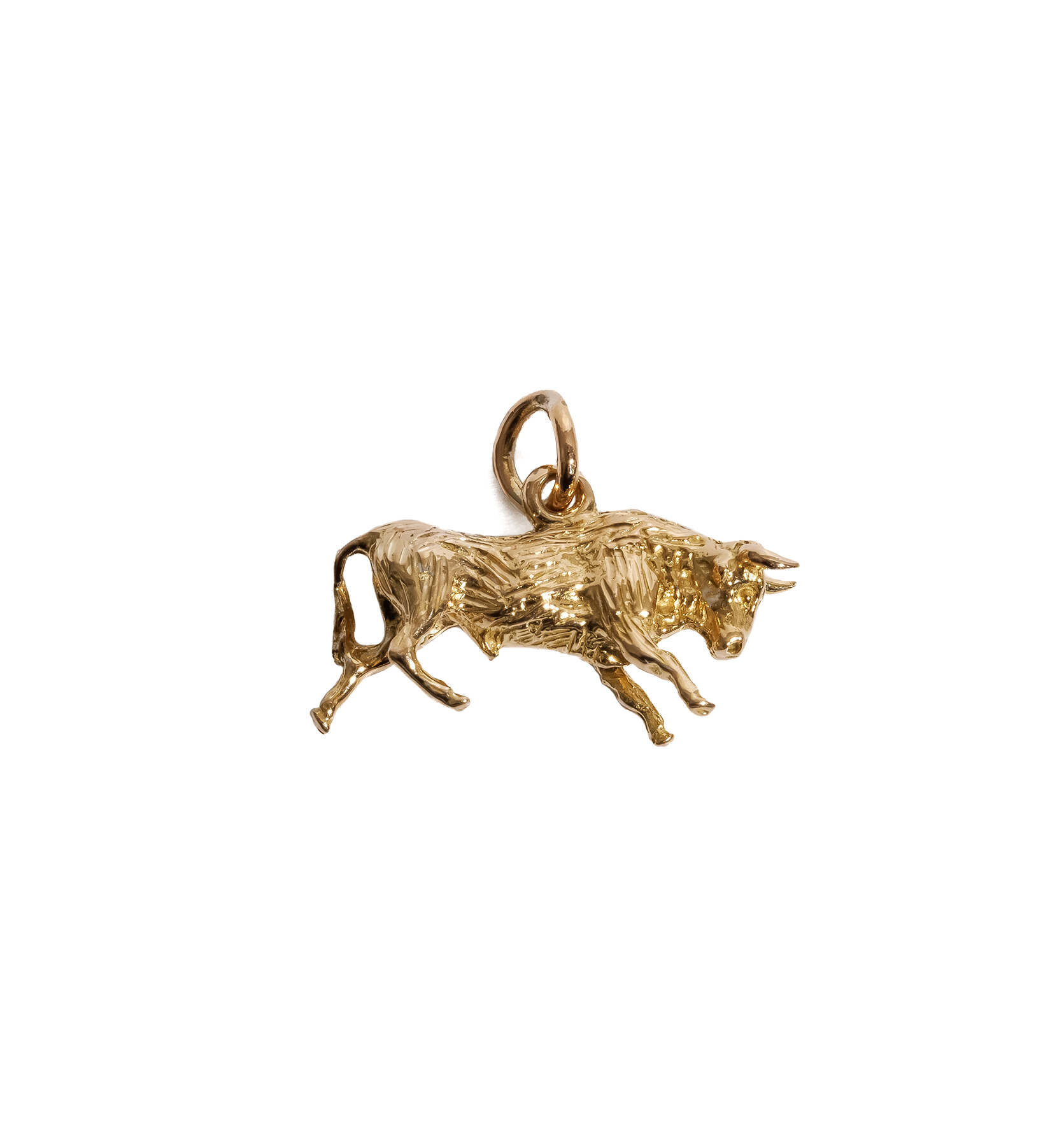 Pre Owned 18ct Bull Pendant / Charm