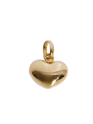 Pre Owned 18ct Heart Pendant / Charm