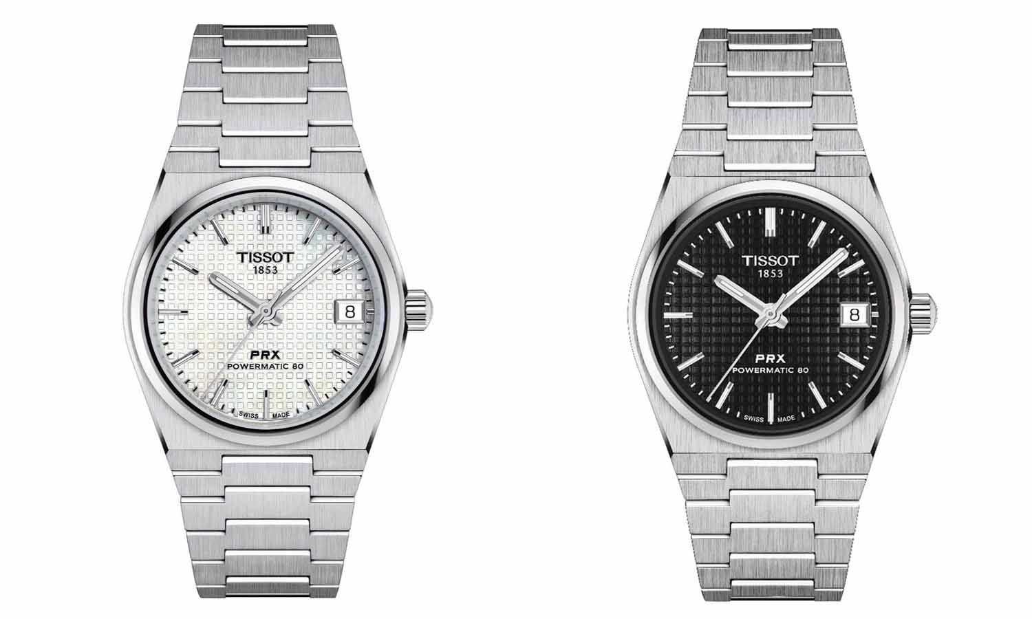 tissot PRX Powermatic white dial - PRX 35 Powermatic 80 black dial