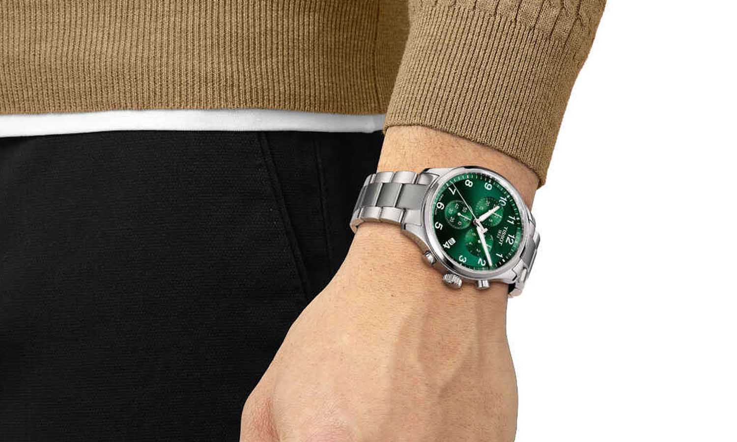 tissot Chrono XL green