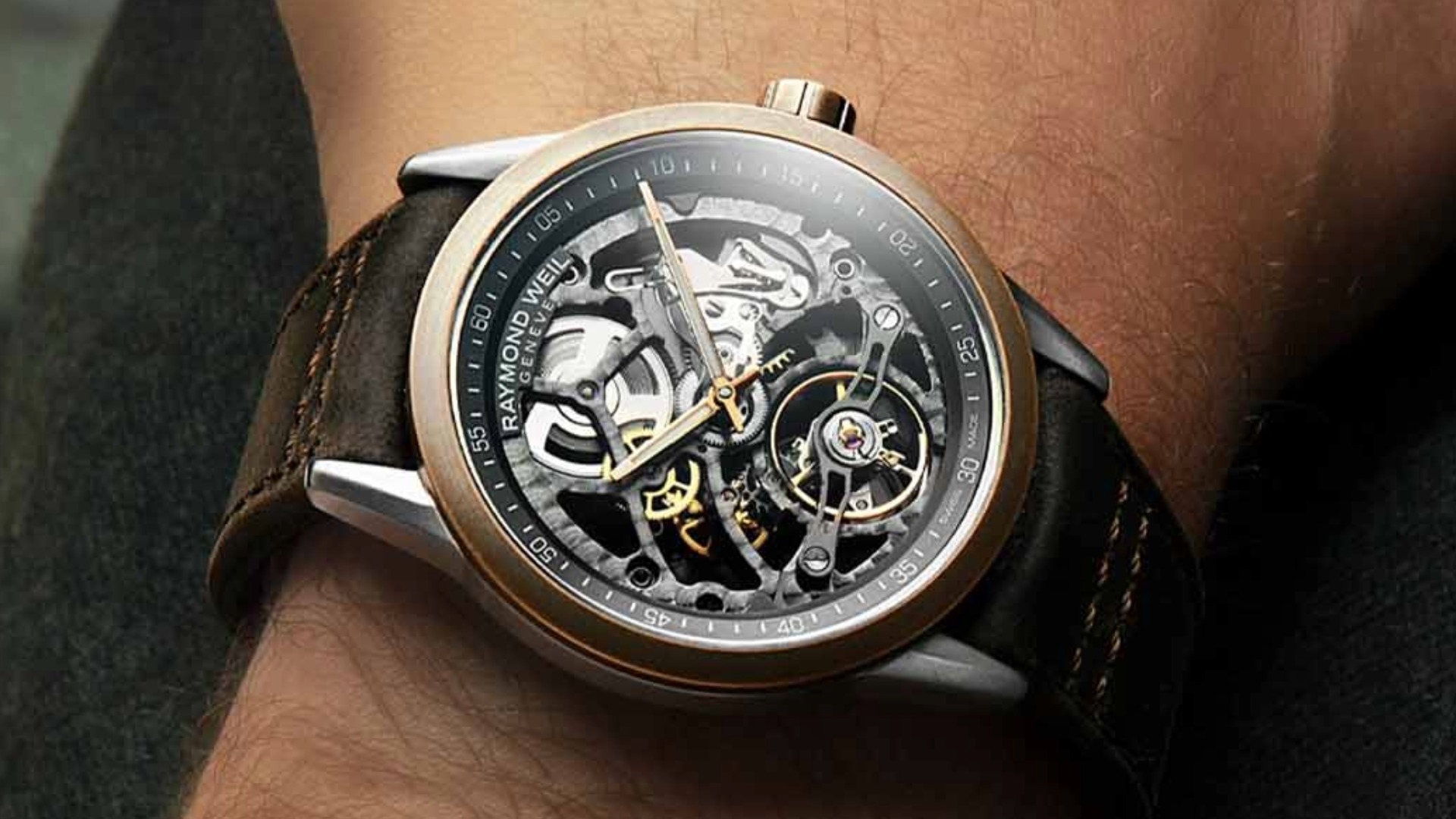 raymond weil skeleton watch