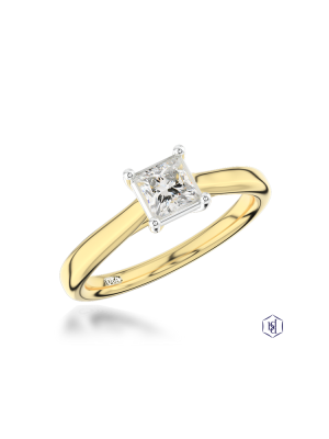 Classic Princess 0.51ct G VS2 Diamond ring