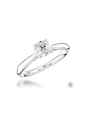 Open Tulip 0.50ct E SI1 Diamond ring