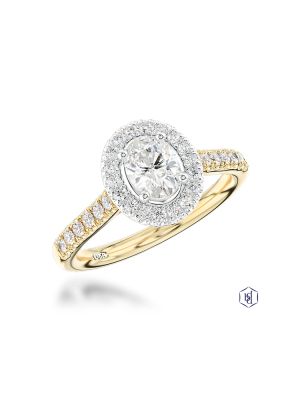 Skye Oval 0.93ct D VS1 Diamond ring