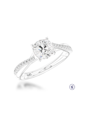 Skye Twist 0.70ct G SI1 Diamond ring