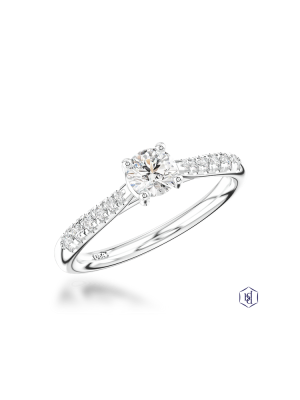 Skye Classic Round 0.48ct E SI1 Diamond ring