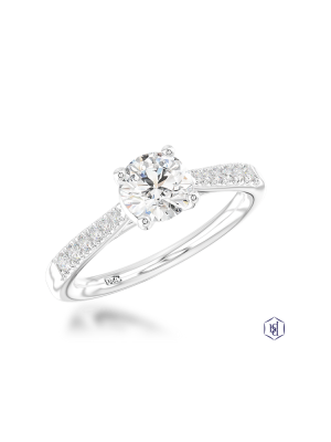 Skye Classic Round 1.06ct E SI1 Diamond ring