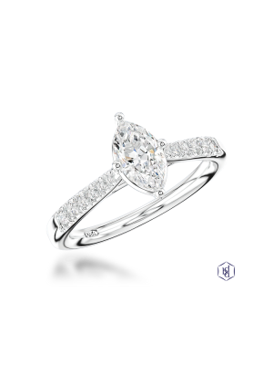 Skye Classic Marquise 0.96ct G VVS1 Diamond ring