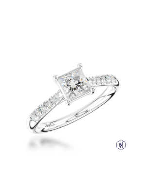Skye Classic Princess 0.68ct E VS2 Diamond ring