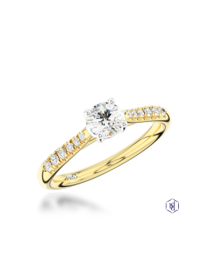Skye Classic Round 0.49ct E SI1 Diamond ring