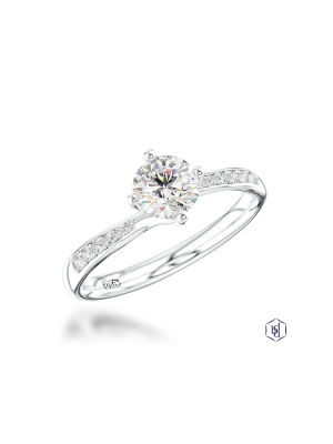 Memoire Canna 0.42ct D SI1 Diamond ring