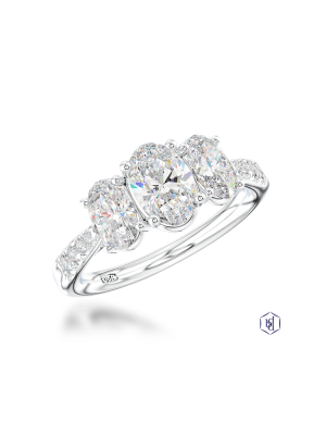 Florentina Skye Oval 1.09ct E SI1 Diamond ring