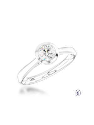 Alena 0.42ct D SI1 Diamond ring
