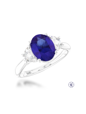 Luna Oval 2.34ct Sapphire ring