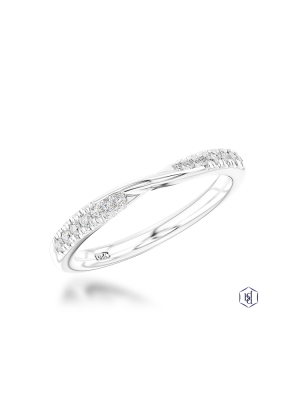 Skye Twist Eternity 0.14ct Diamond ring