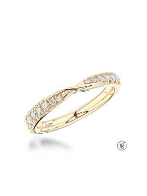 Skye Twist Eternity 0.21ct Diamond ring