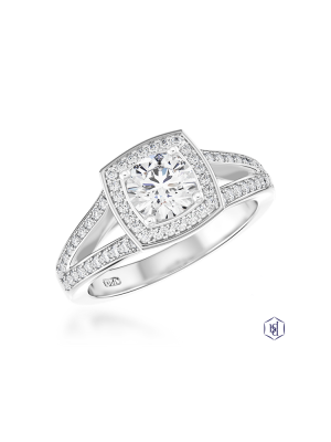 Saturn 0.66ct G SI1 Diamond ring