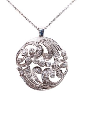 White Gold Diamond Pendant