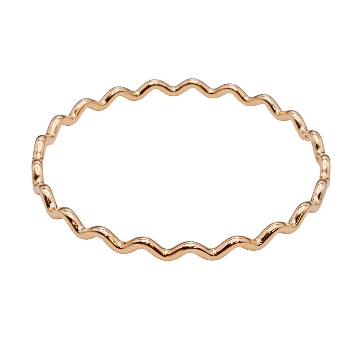 18ct YG Tiffany Paloma Picasso Wave  Bangle